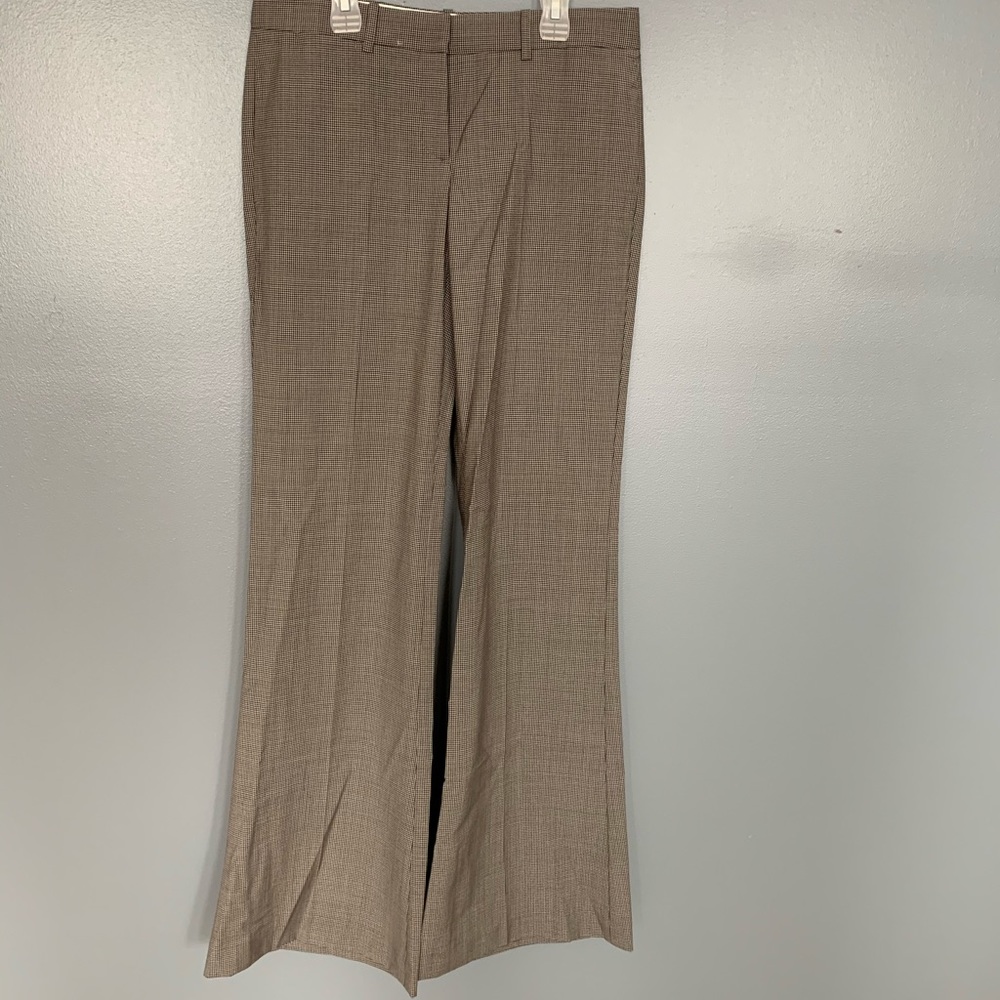 Theory Dress Checkered Pant Grey & Navy Size 4